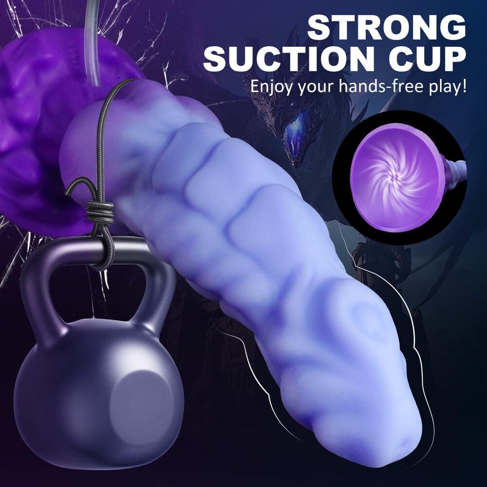 Dracoflo - 8 Inch Squirting Dragon Dildo - Fantasy Ejaculating Dildo