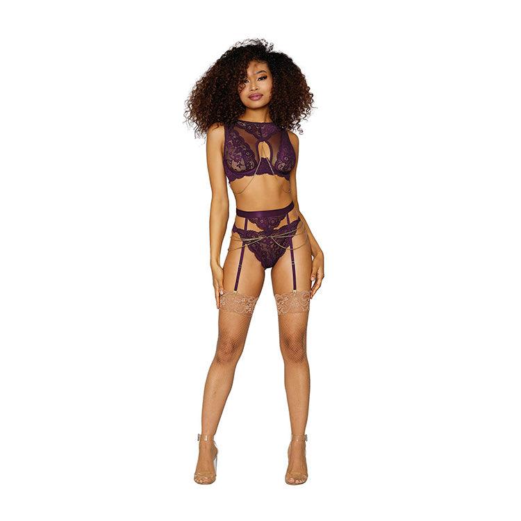 Chains & Lace 3pc Set Xoxomoving