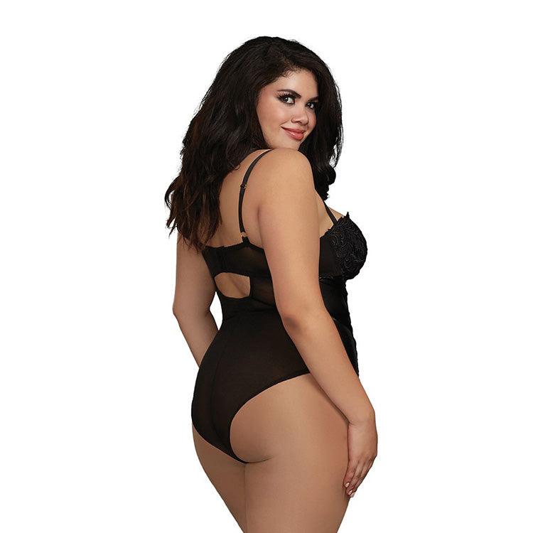 Leather & Lace Teddy Xoxomoving