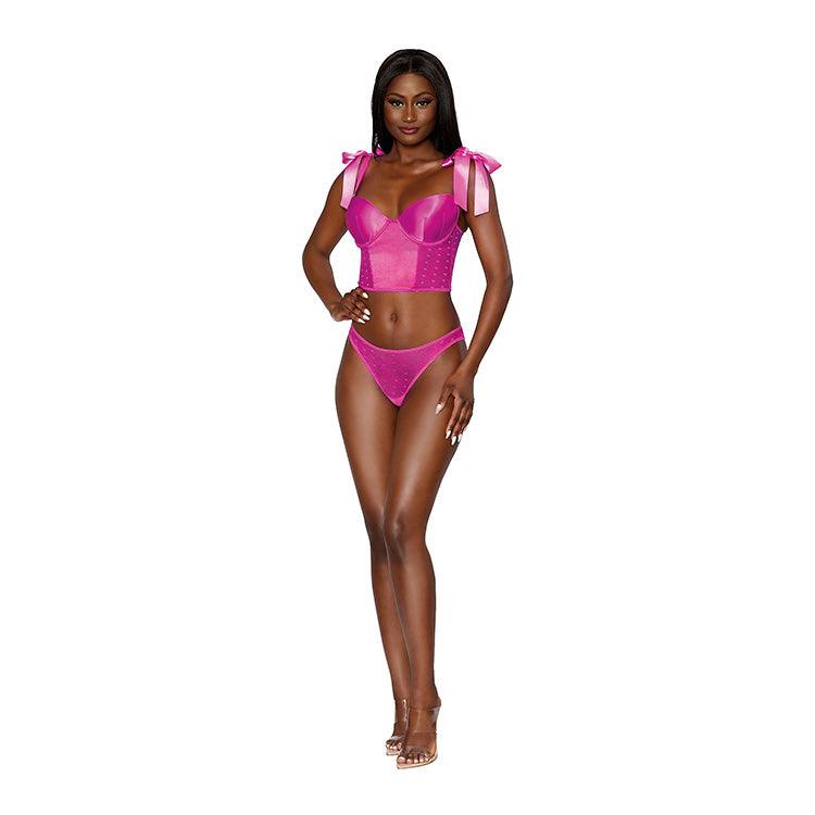 Locked in Love Bustier Set Xoxomoving