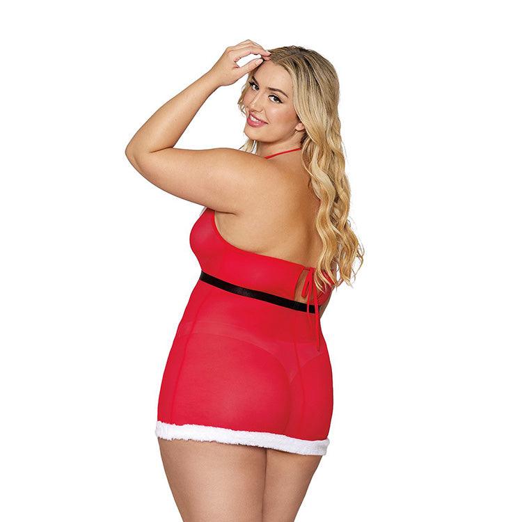 Stretch Mesh Santa Chemise Xoxomoving