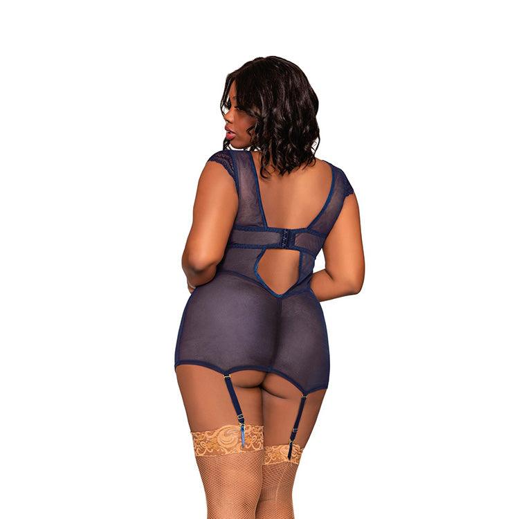 Sweetheart Garter Slip & G-String Xoxomoving