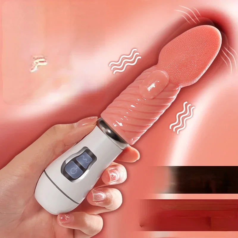 Xoxomoving - Female Masturbator Tongue Vibrator Av Stick Vibrator Xoxomoving
