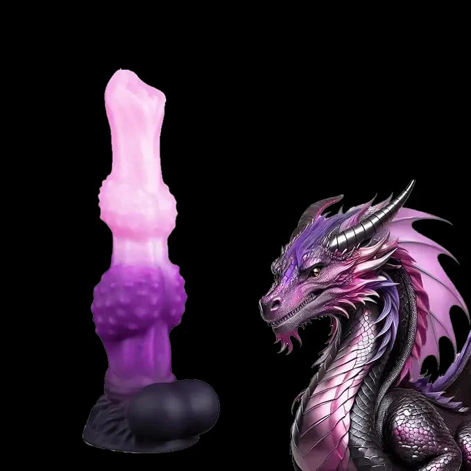 Fantasy Dragon Double Knot Dildo 10 Inches Xoxomoving