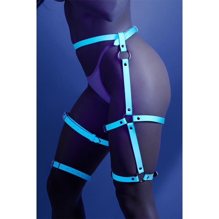 Glow Buckle Up Leg Harness Xoxomoving