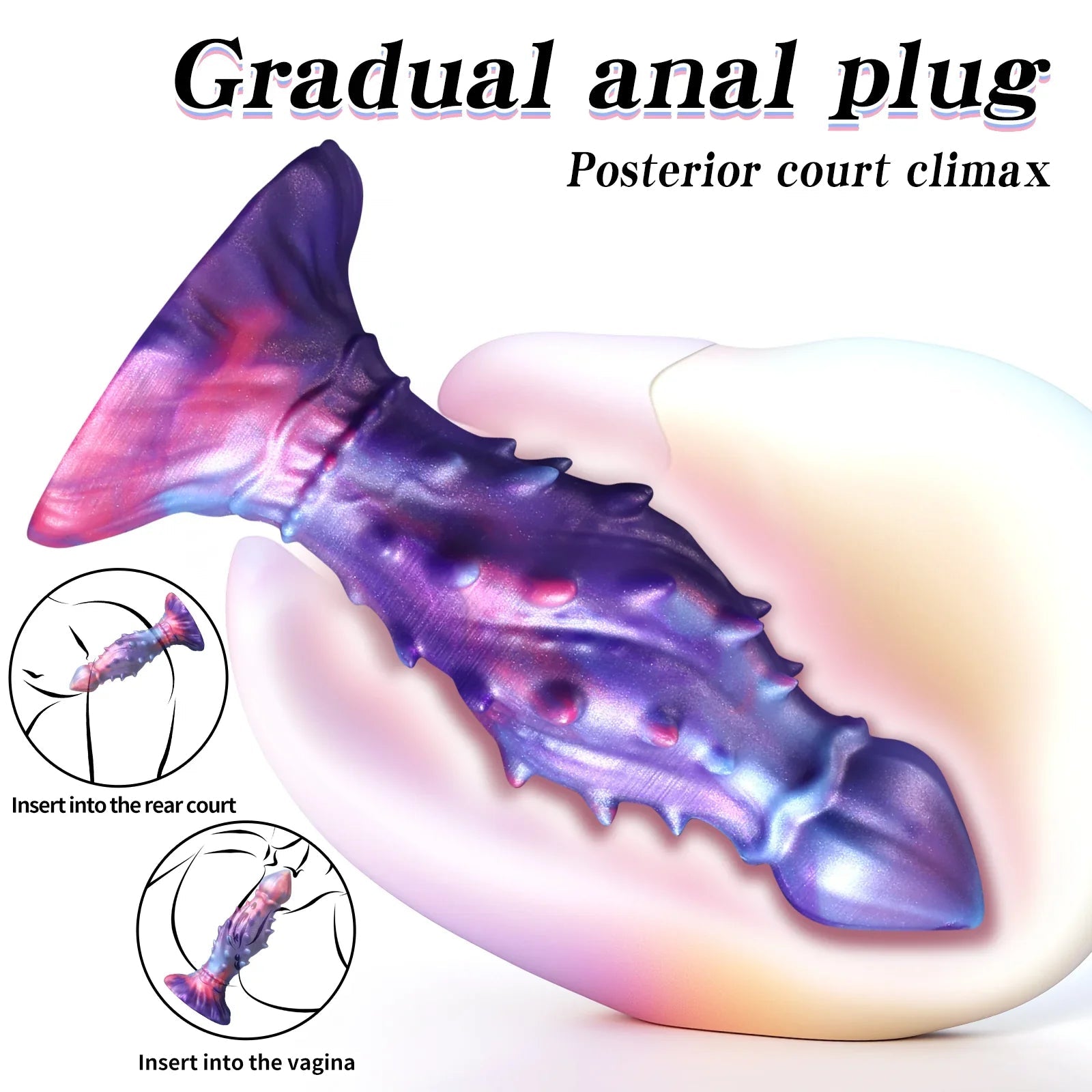 Fantasy Spiked Anal dildo 7.8 Inches Xoxomoving