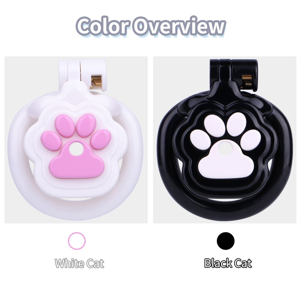 Felis - Cat Paw Resin Male Chastity Cage