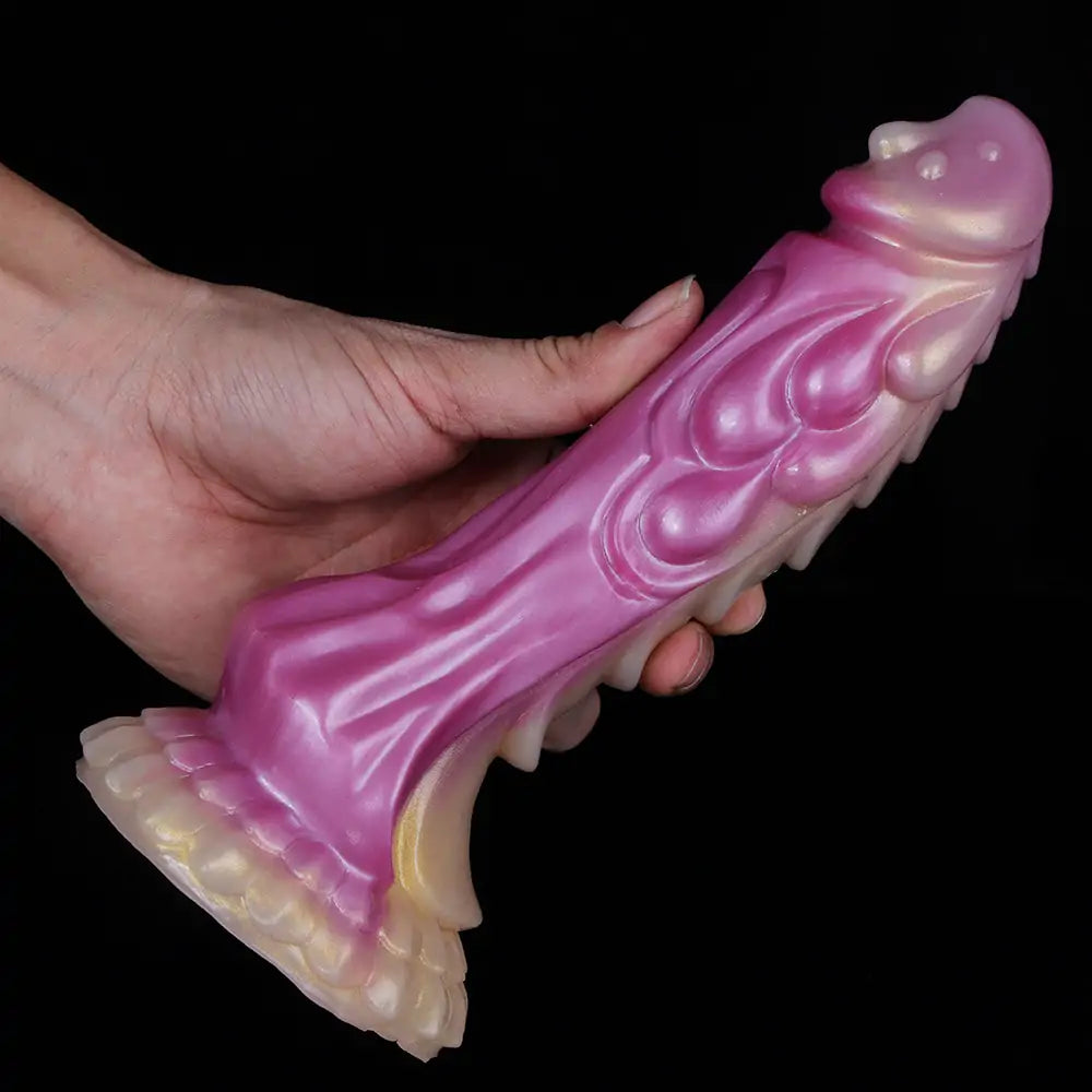 Flamingo Fantasy Spiked Dildo 8 Inches Xoxomoving