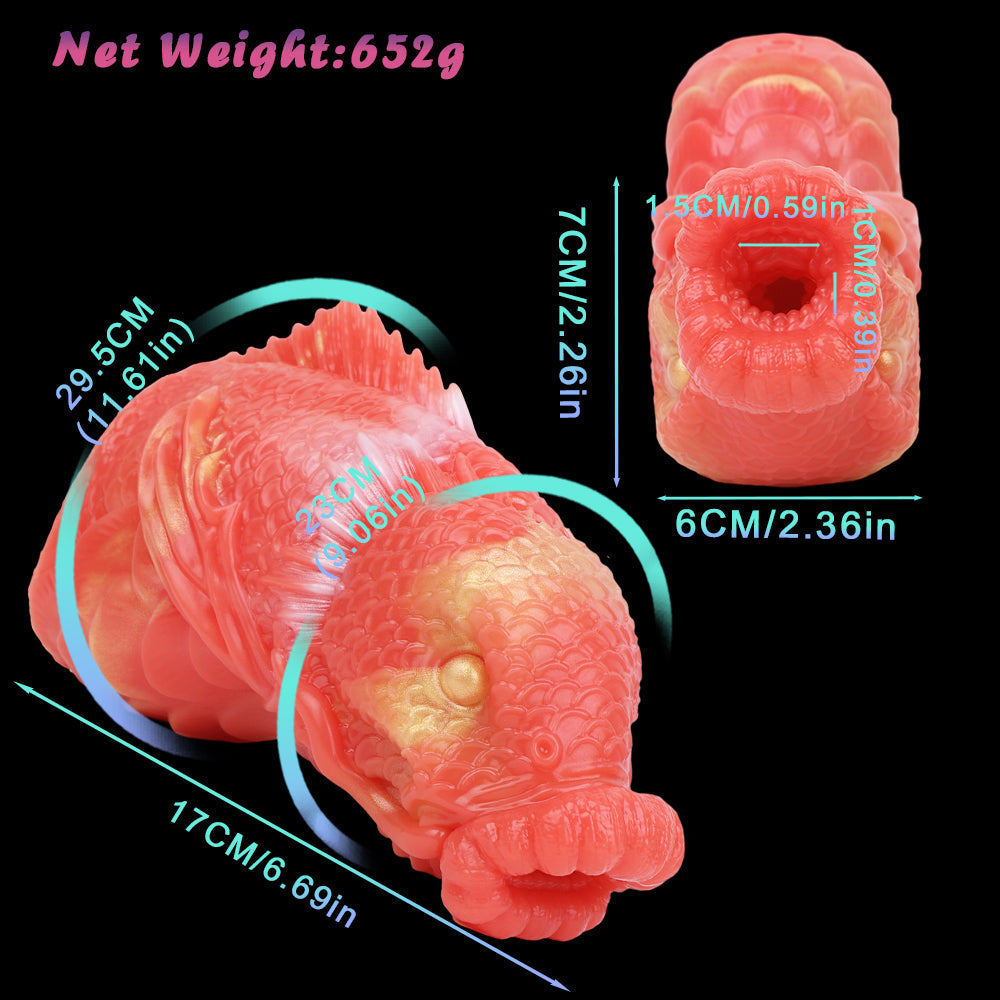 Goldfish Pocket Pussy Men Masturbation Cup - Realistic On-the-Go Pleasure Male Masturbator Xoxomoving