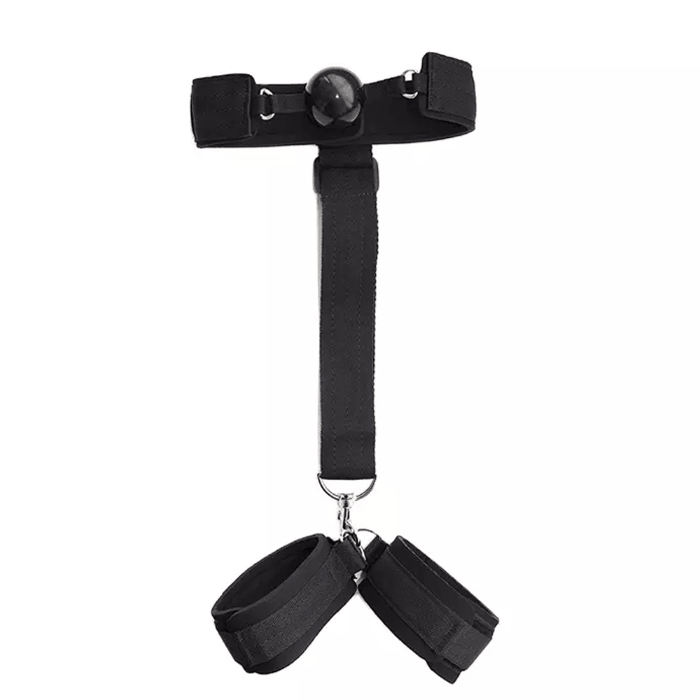 Gagged and Cuffed Restraint System Xoxomoving