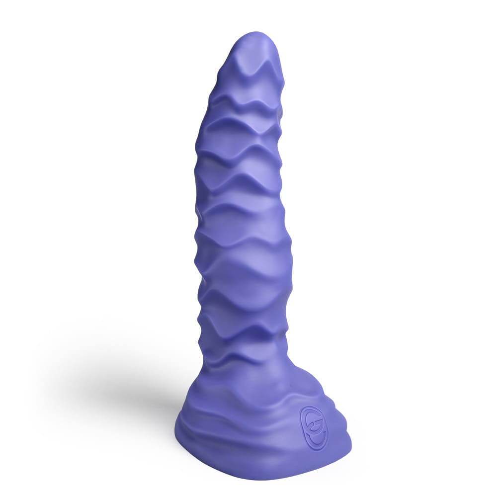 Xoxomoving Abbadon – Huge Textured Platinum Silicone Anal Dildo - 5 Sizes