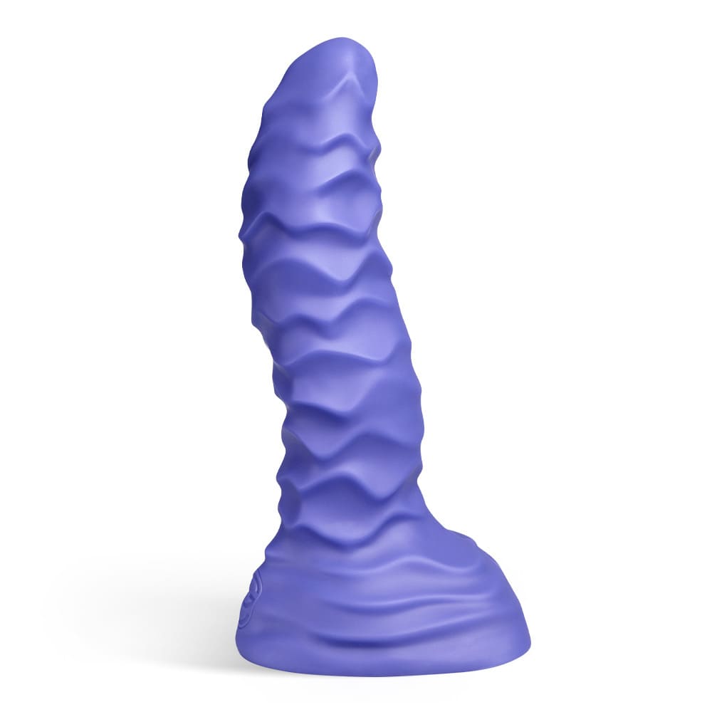 Xoxomoving Abbadon – Huge Textured Platinum Silicone Anal Dildo - 5 Sizes