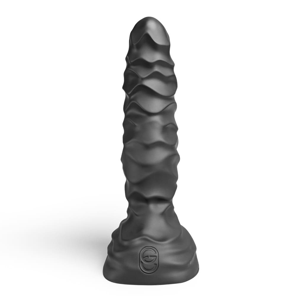 Xoxomoving Abbadon – Huge Textured Platinum Silicone Anal Dildo - 5 Sizes