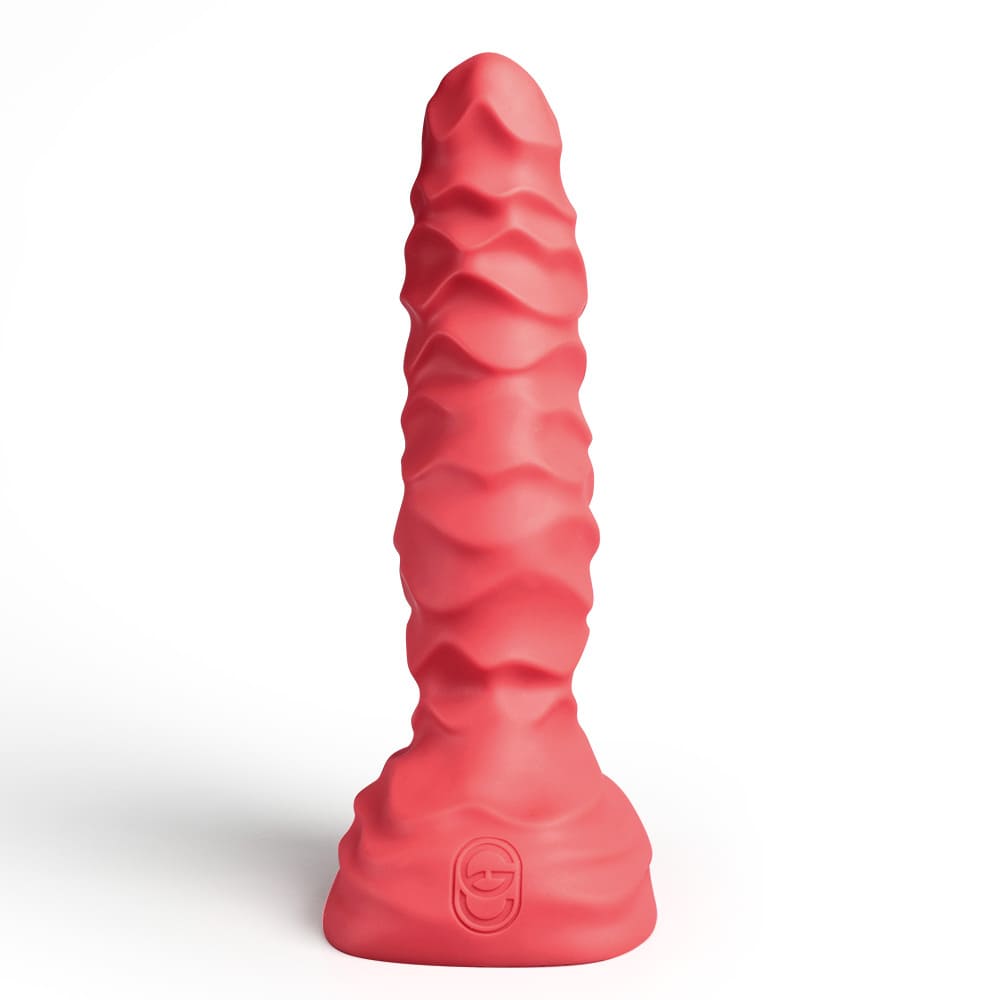 Xoxomoving Abbadon – Huge Textured Platinum Silicone Anal Dildo - 5 Sizes