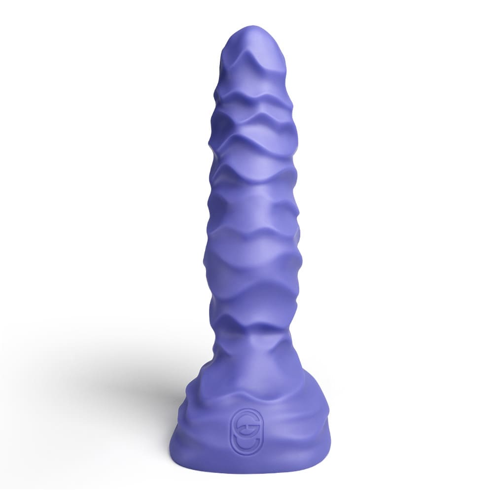 Xoxomoving Abbadon – Huge Textured Platinum Silicone Anal Dildo - 5 Sizes