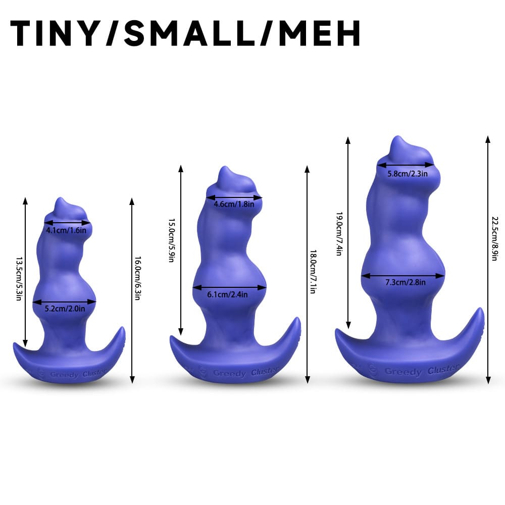 Xoxomoving Puppy Stopper – Platinum Silicone Anal Plug - 3 Sizes