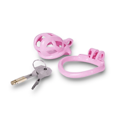 Pink Cobra Chastity Cage - Nub Xoxomoving