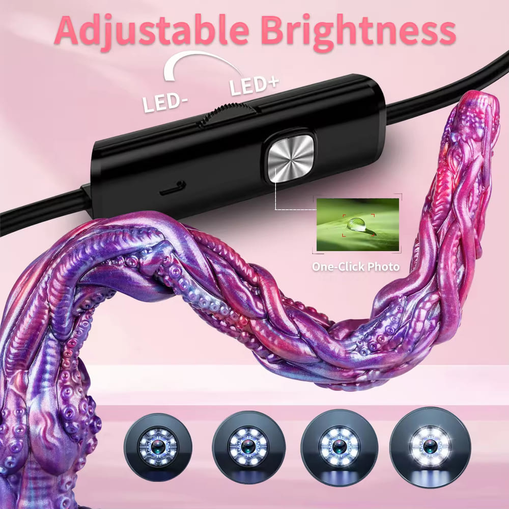 Smart Camera Tentacle Dildo – Silicone Fantasy Toy with Real-Time Viewing Long Anal Toy Xoxomoving