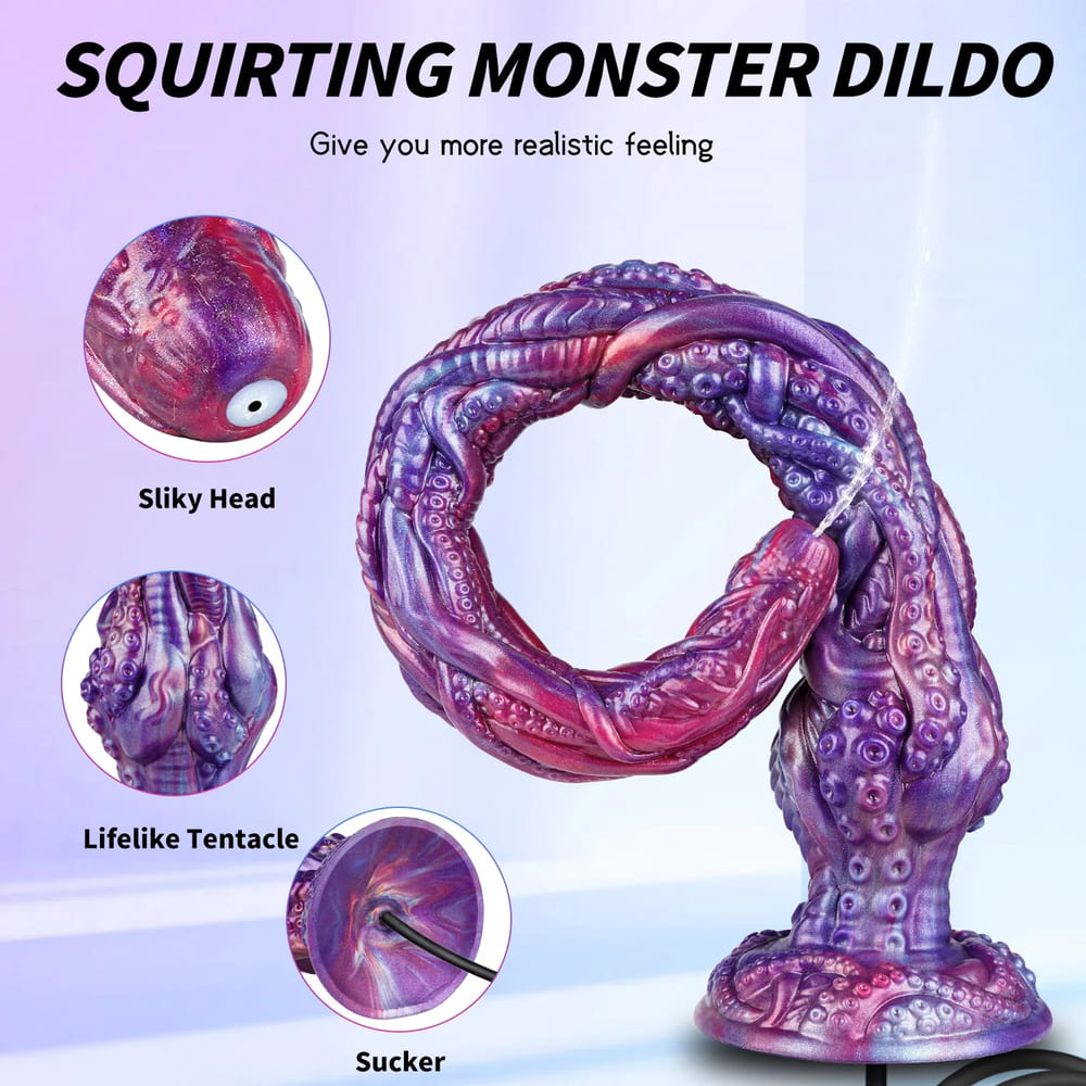 Smart Camera Tentacle Dildo – Silicone Fantasy Toy with Real-Time Viewing Long Anal Toy Xoxomoving