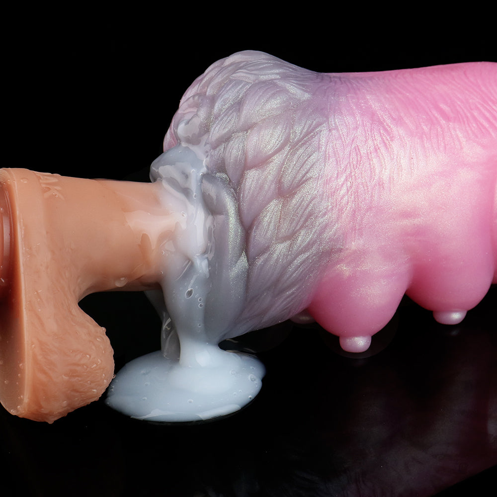 Wolf Beauty Pocket Pussy Male Masturbator - Fantasy Silicone Penis Blowjob Sex Toys for Men Domlust