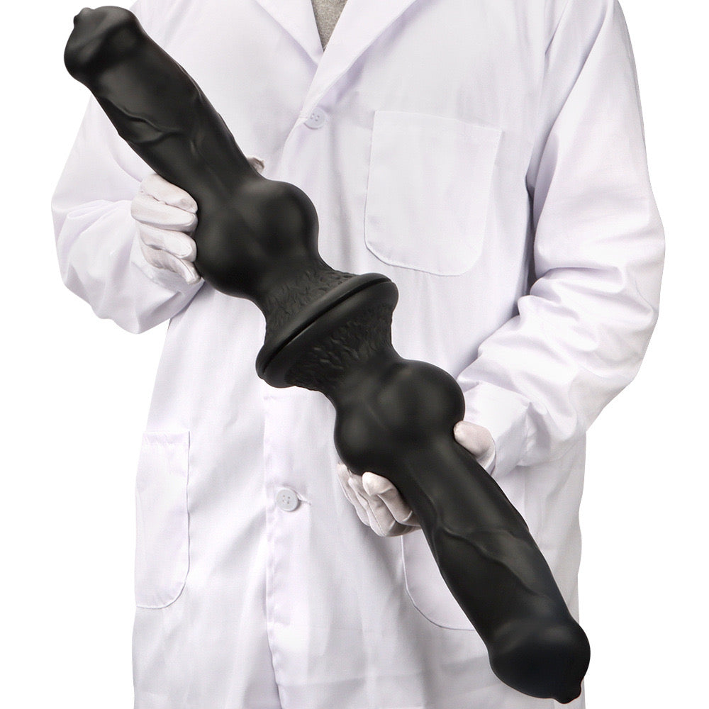 Black Giant Custom Dog 10 Inch Dildo Xoxomoving