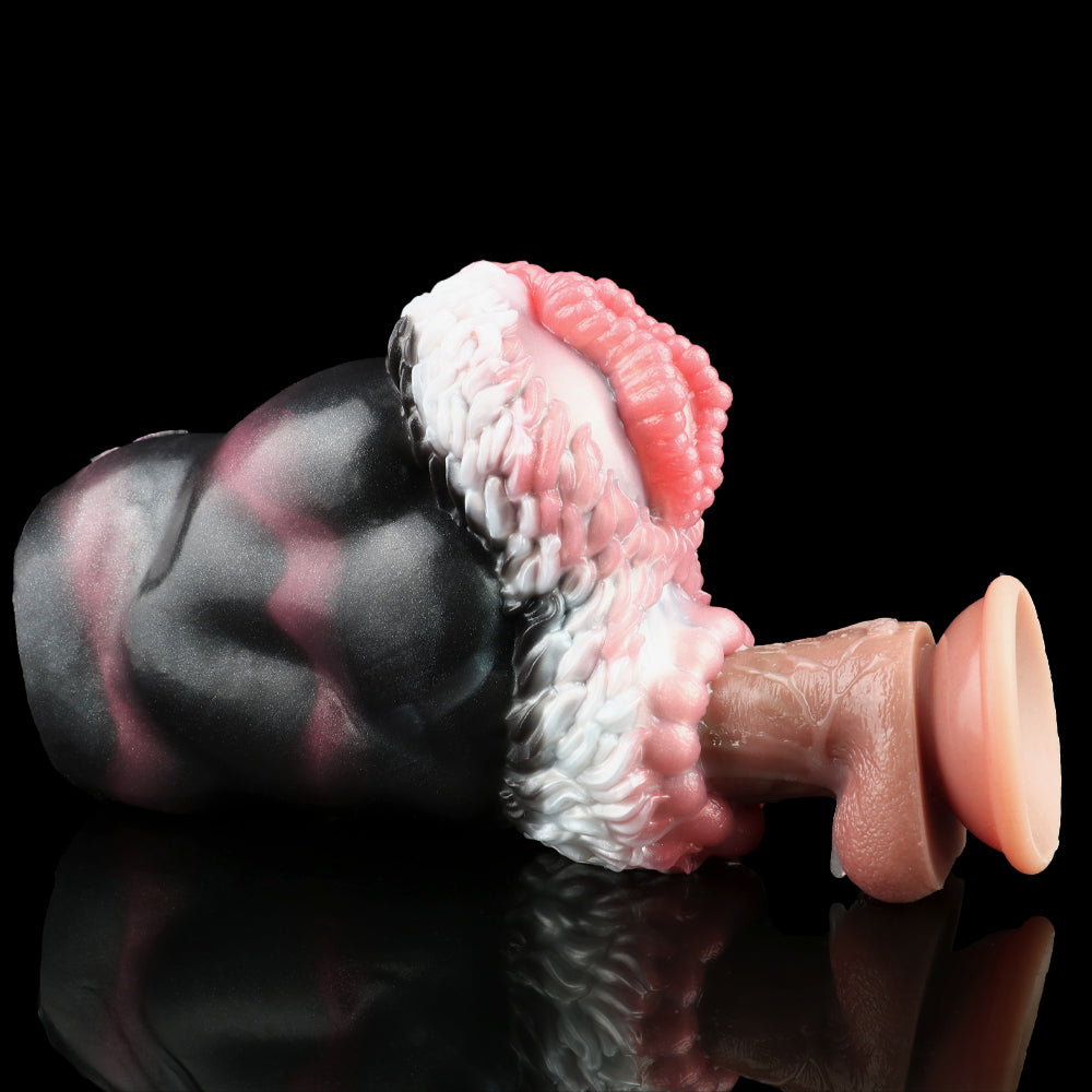 Kangaroo Pussies Sex Toys for Men Blowjob - Dual Channel Fantasy Pocket Pussy Handy Masturbator Xoxomoving