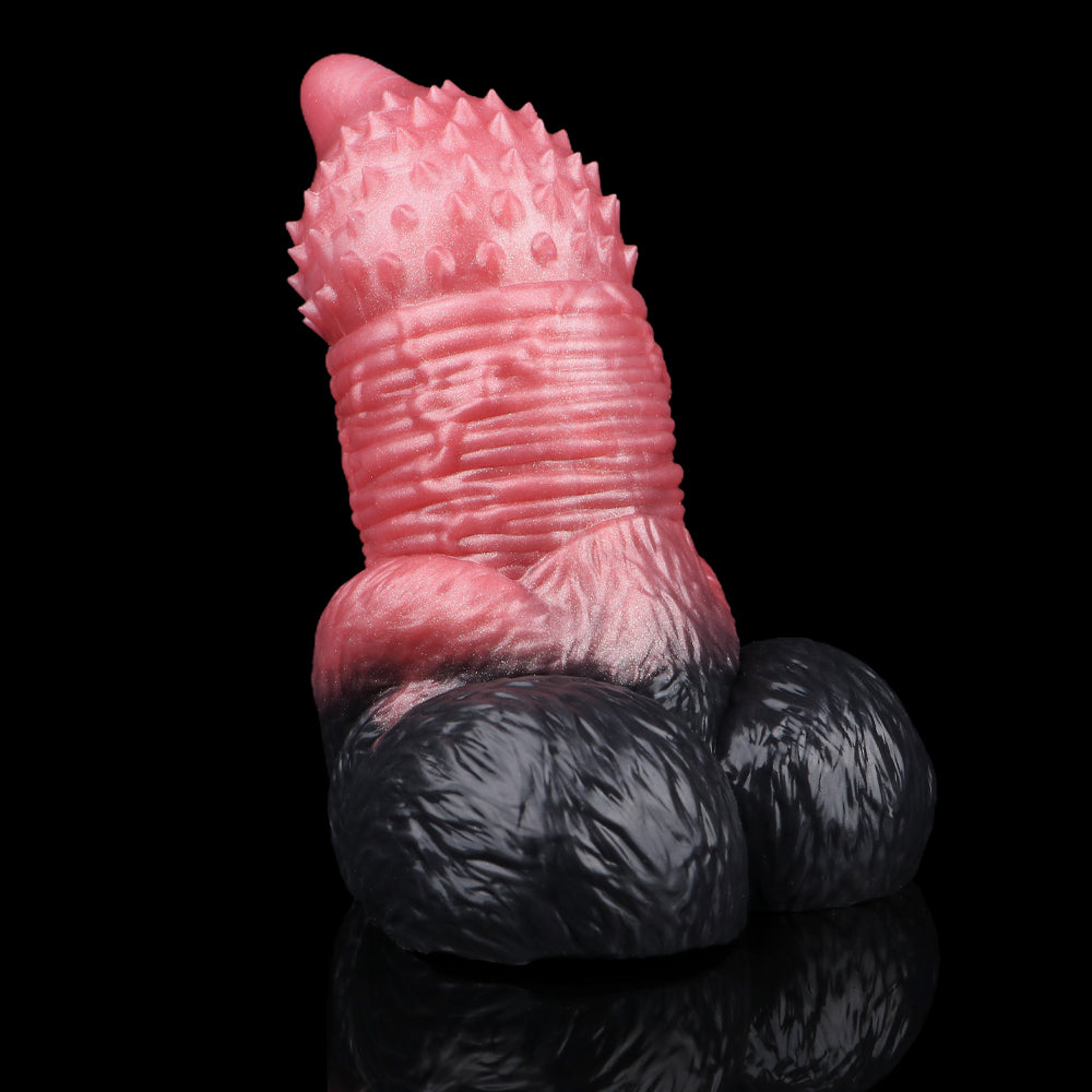 Fantasy Pocket Pussy Penis Sleeve - Knotted Dildo Dual-action Male Masturbator Xoxomoving