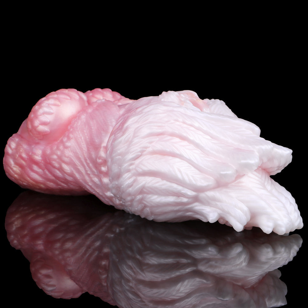 Angelic Feathered Pocket Pussy - Heavenly Touch Realistic Blowjob Men Masturbation Xoxomoving