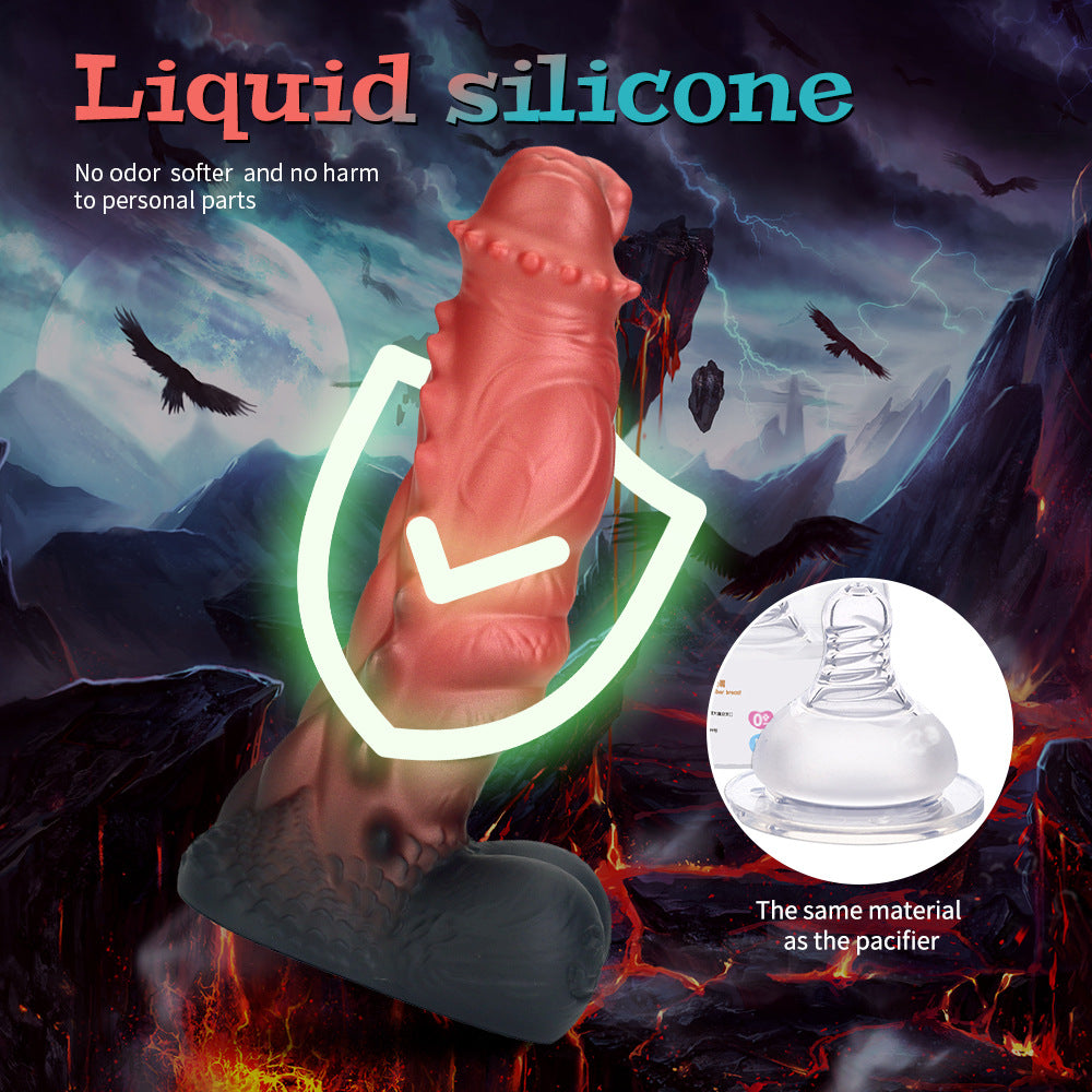 Inferno Monster Spiked Dragon Dildo 8 Inches Xoxomoving