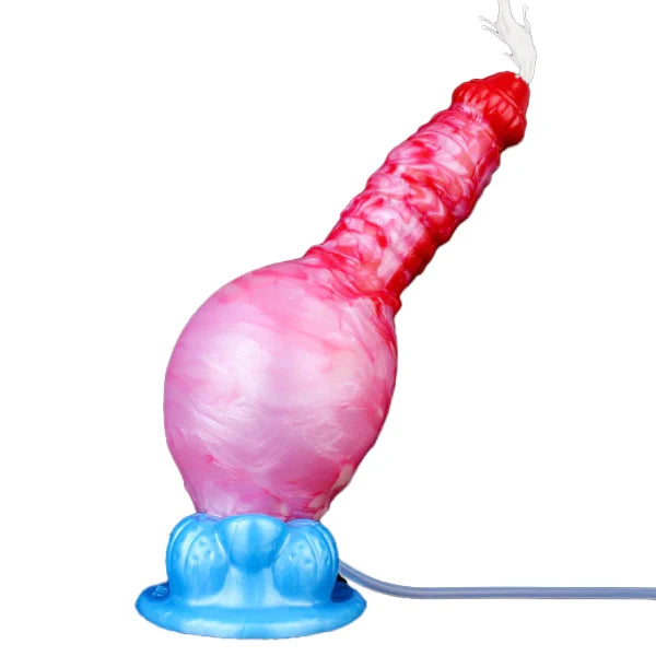 9 Inch Fantasy Dog Dildo Inflatable Butt Plug Xoxomoving