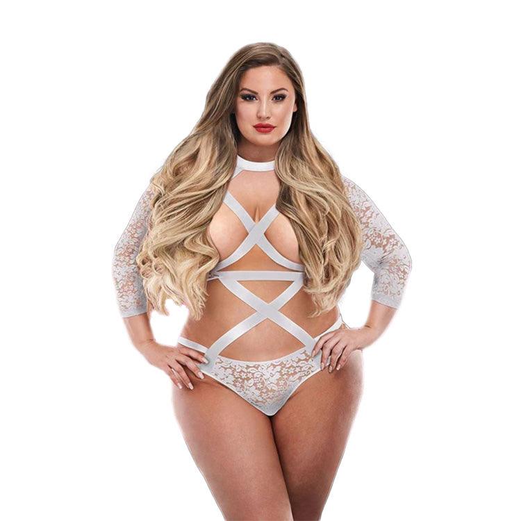 Strappy Sexy Long Sleeve Bodysuit Xoxomoving