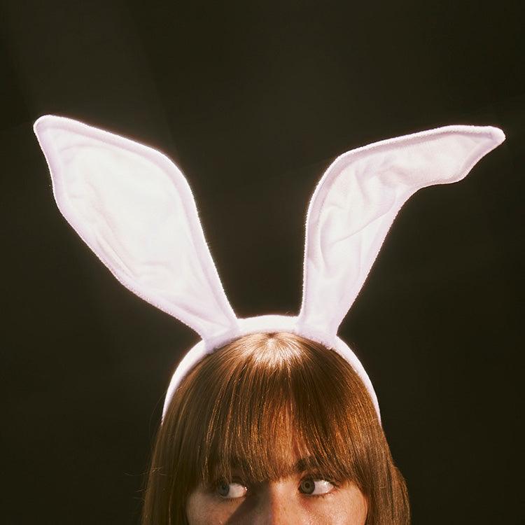 Bendable Velvet Bunny Ears Xoxomoving