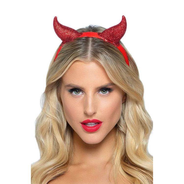 Glitter Devil Horns Headband Xoxomoving