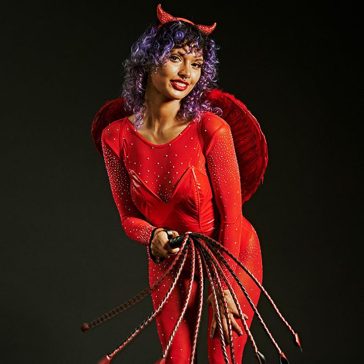 Glitter Devil Horns Headband Xoxomoving