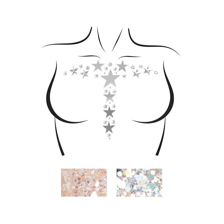Kismet Star Jewels Body Sticker & Glitter Xoxomoving