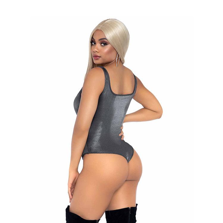 Metallic Shimmer Bodysuit Xoxomoving
