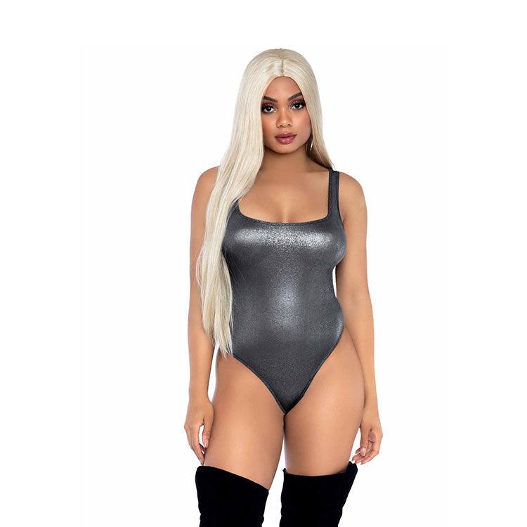 Metallic Shimmer Bodysuit Xoxomoving
