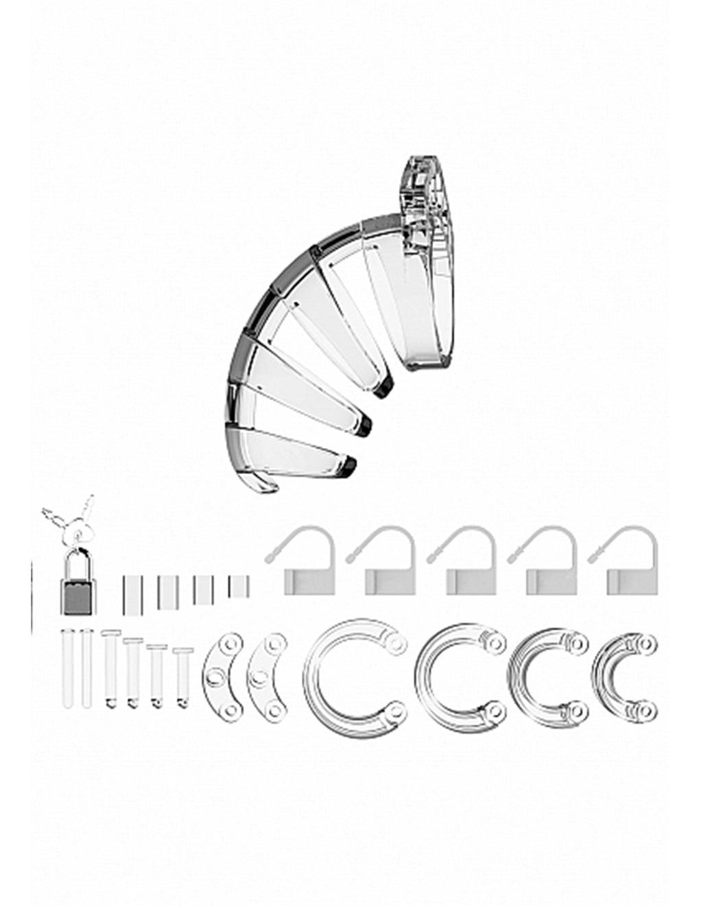 Model 2 Chastity 3.5" Transparent Cock Cage My Store