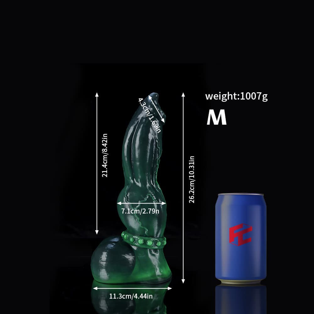 Venom Green Knot Dildo Xoxomoving