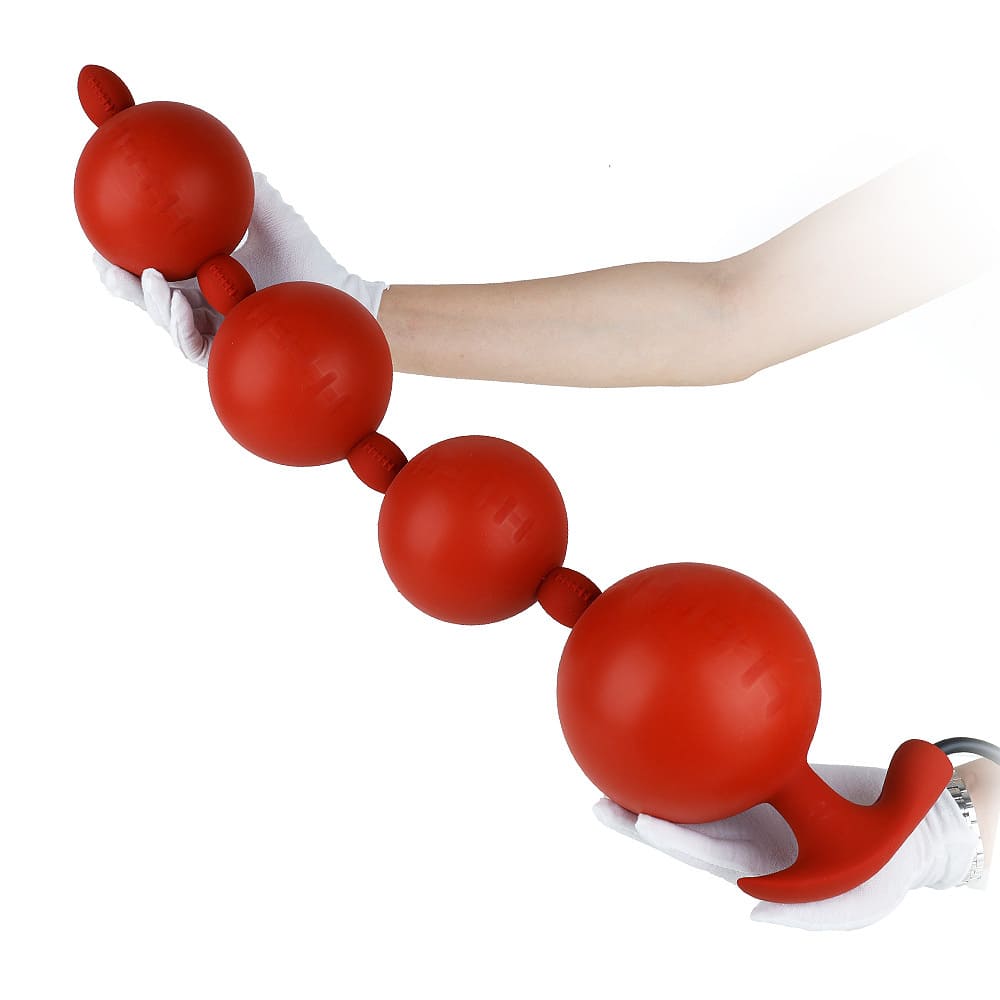 The Gauntlet - Inflatable Anal Beads - Long Anal Toy