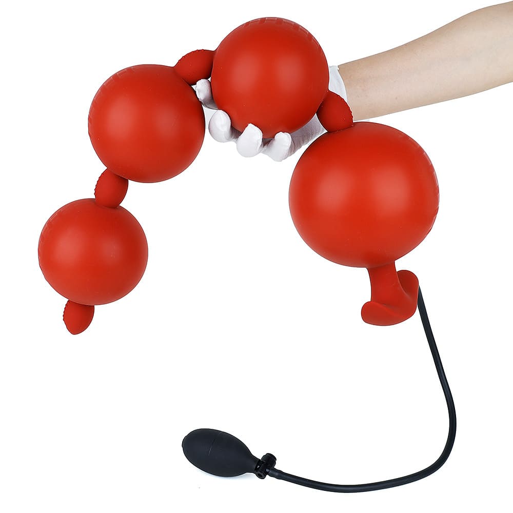The Gauntlet - Inflatable Anal Beads - Long Anal Toy
