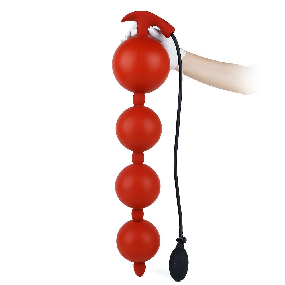 The Gauntlet - Inflatable Anal Beads - Long Anal Toy