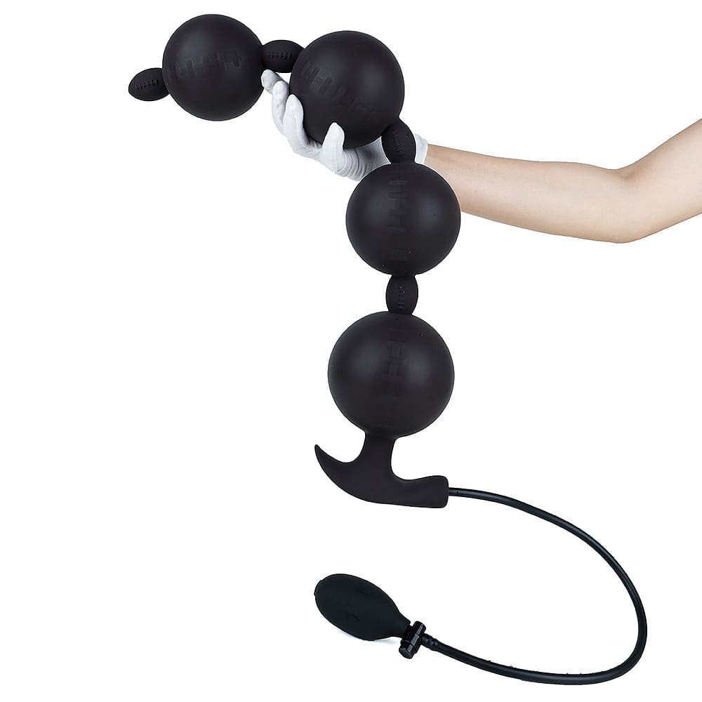 The Gauntlet - Inflatable Anal Beads - Long Anal Toy