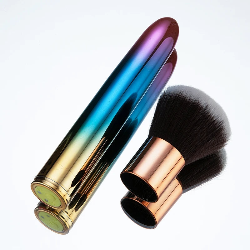 Xoxomoving - Women's makeup brush vibrator egg jerk masturbator Xoxomoving