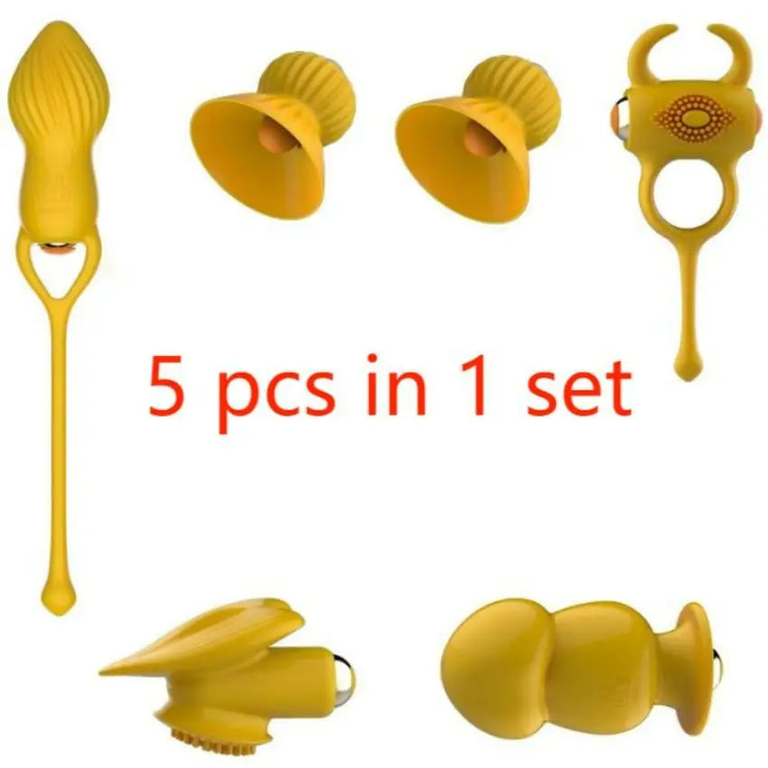 Xoxomoving - Seven Tortures Multi-Functional Vibrator G-Spot Vagina Nipple Stimulator Xoxomoving