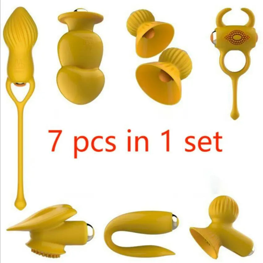 Xoxomoving - Seven Tortures Multi-Functional Vibrator G-Spot Vagina Nipple Stimulator Xoxomoving