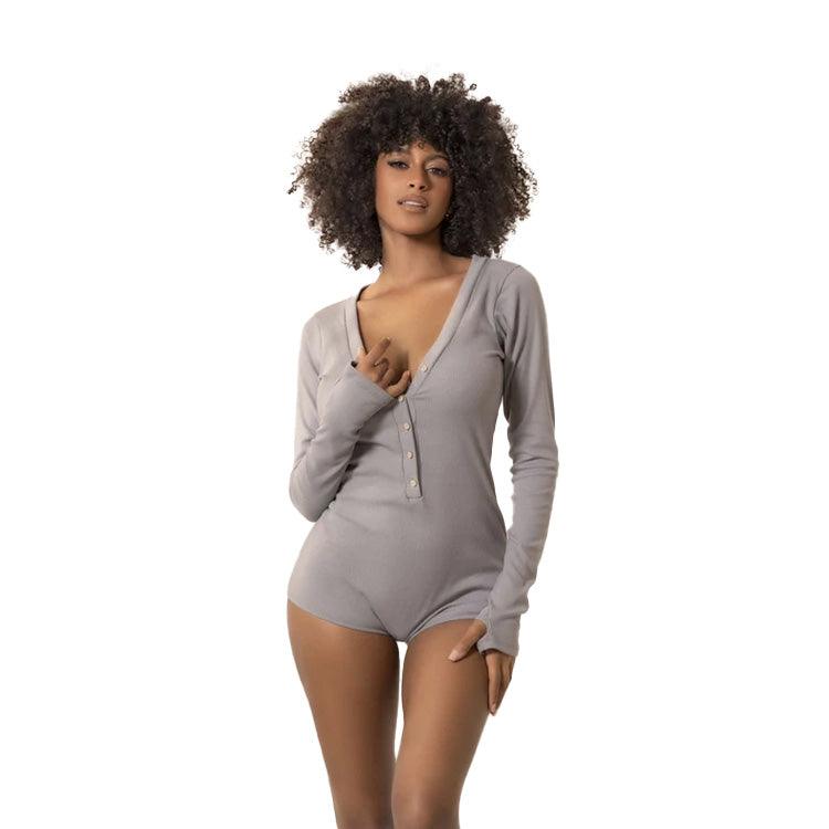 Lounge Long Sleeve Sleep Romper Xoxomoving