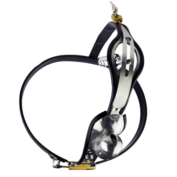 Men's Steel Plate Chastity Belt Xoxomoving