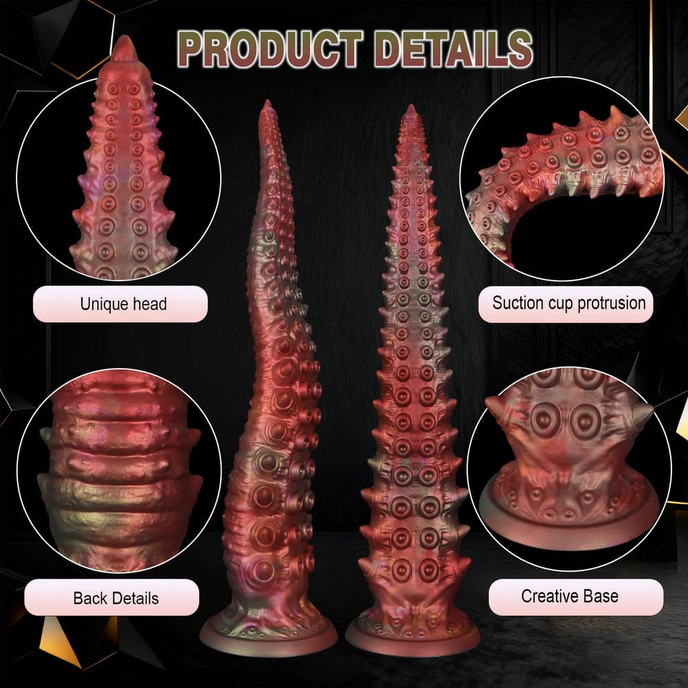 Nereus - Spiked Tentacle Anal Dildo - Huge Anal Toy - 3 Sizes
