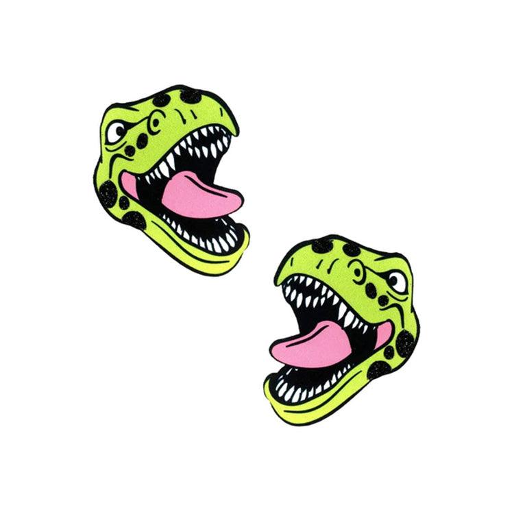 Sexy T-Rexy Blacklight Nipple Pasties Xoxomoving